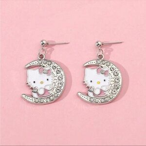 Hello Kitty Moon Earrings